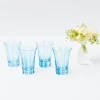 Mrs. Alice Glasses|Blue Positano Glasses (Set Of 4)