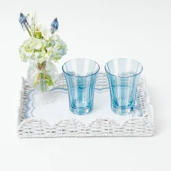 Mrs. Alice Glasses|Blue Positano Glasses (Set Of 4)