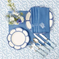 Mrs. Alice Cutlery Sets|Blue Rattan Cutlery (5 Piece)