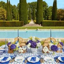 Mrs. Alice Glasses|Blue Speckle Water Glasses (Set Of 6)