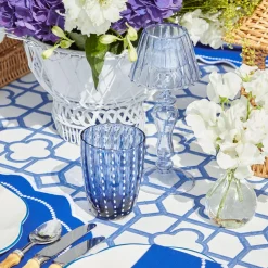 Mrs. Alice Glasses|Blue Speckle Water Glasses (Set Of 6)