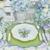 Mrs. Alice Dinner Plates|Blue Tulip Dinner Plate