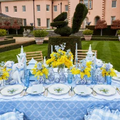 Mrs. Alice Dinner Plates|Blue Tulip Dinner Plate