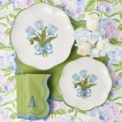 Mrs. Alice Starter Plates|Blue Tulip Starter Plate