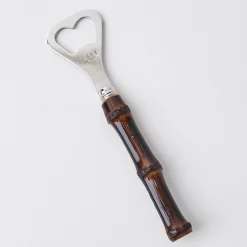 Mrs. Alice Serving Cutlery|Burnt Bamboo Bottle Opener