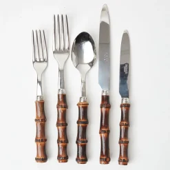 Mrs. Alice Cutlery Sets|Burnt Bamboo Cutlery (5 Piece)