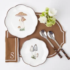 Mrs. Alice Serving Cutlery|Burnt Bamboo Salad Servers