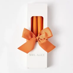 Mrs. Alice Candles|Burnt Orange Candles (Set Of 8)