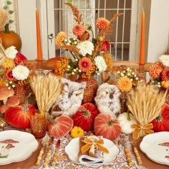 Mrs. Alice Candles|Burnt Orange Candles (Set Of 8)