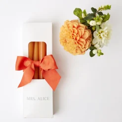 Mrs. Alice Candles|Burnt Orange Candles (Set Of 8)