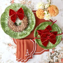 Mrs. Alice Placemats|Burnt Orange Placemats (Set Of 4)