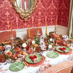 Mrs. Alice Placemats|Burnt Orange Placemats (Set Of 4)