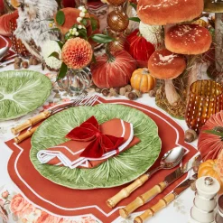 Mrs. Alice Placemats|Burnt Orange Placemats (Set Of 4)