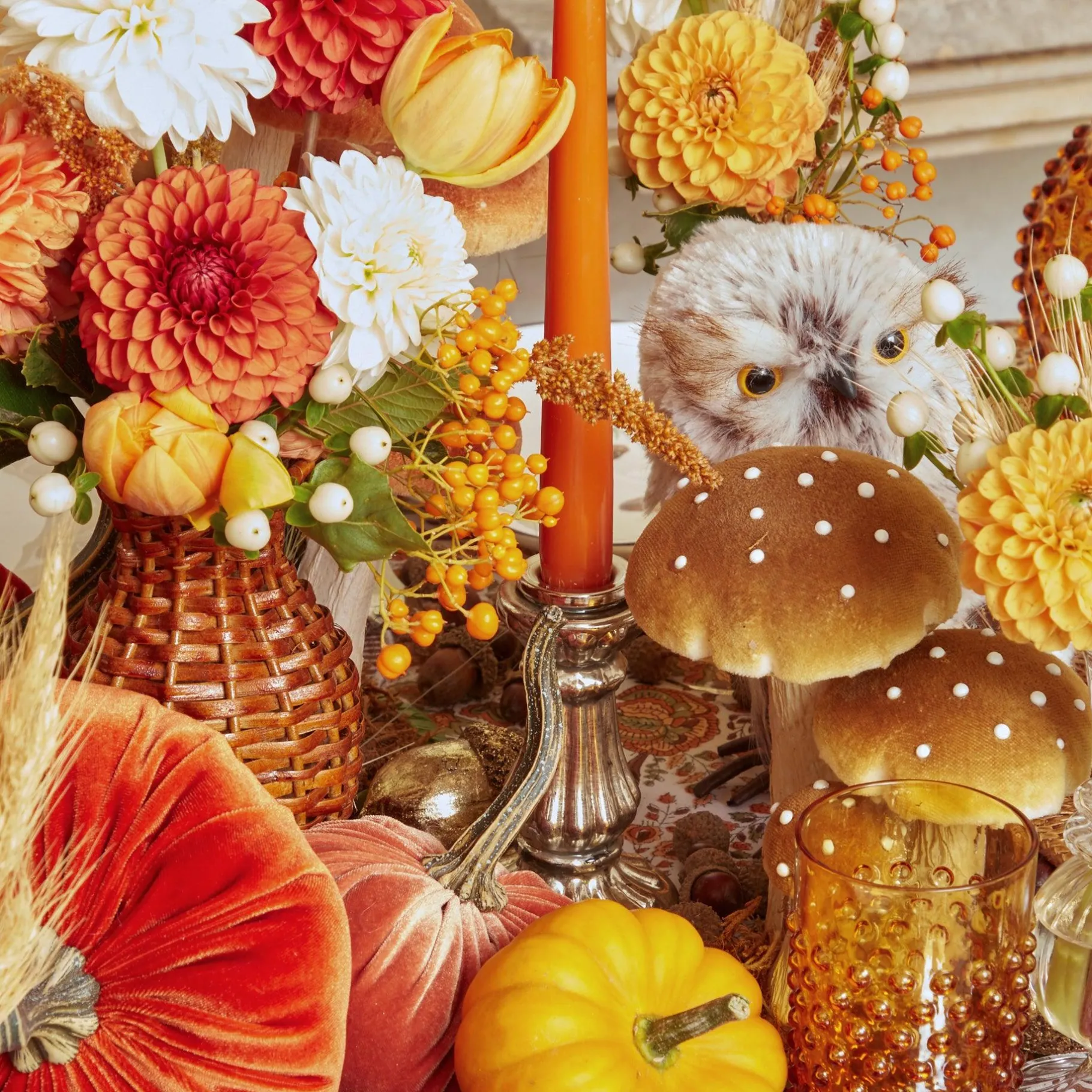 Mrs. Alice Vases|Burnt Rattan Vase (Set Of 3)