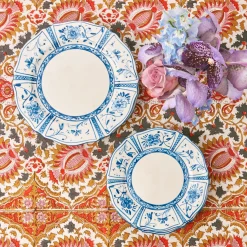 Mrs. Alice Dinner Plates|Cadiz Hand Painted Dinner Plates (Set Of 4)