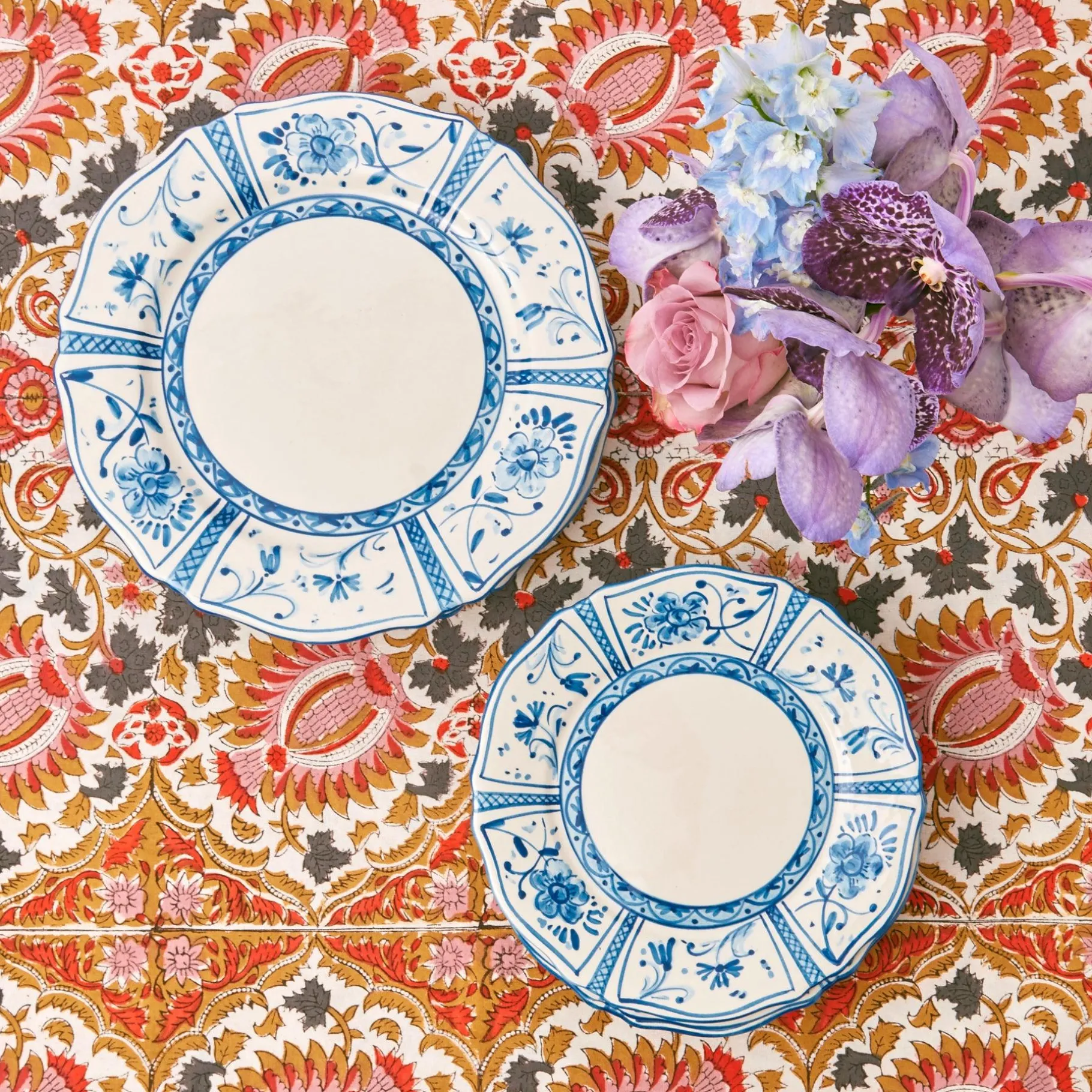 Mrs. Alice Dinner Plates|Cadiz Hand Painted Dinner Plate