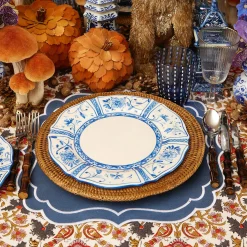 Mrs. Alice Crockery Sets|Cadiz Hand Painted Dinner Plates (Set Of 4)