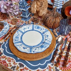 Mrs. Alice Crockery Sets|Cadiz Hand Painted Dinner Plates (Set Of 4)