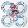 Mrs. Alice Crockery Sets|Cadiz Hand Painted Starter Plates (Set Of 4)