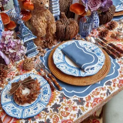 Mrs. Alice Crockery Sets|Cadiz Hand Painted Starter Plates (Set Of 4)