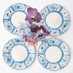 Mrs. Alice Starter Plates|Cadiz Hand Painted Starter Plates (Set Of 4)