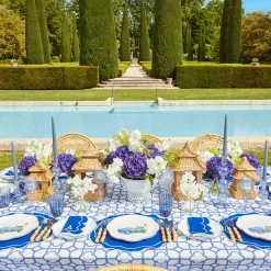 Mrs. Alice Candle Holders|Camille Azure Candle Holder (Pair)