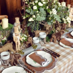 Mrs. Alice Candle Holders|Camille Chestnut Candle Holders (Pair)