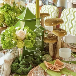 Mrs. Alice Candle Holders|Camille Olive Candle Holder (Pair)