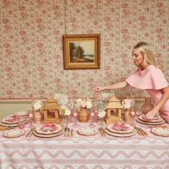 Mrs. Alice Candle Holders|Camille Peony Candle Holder (Pair)