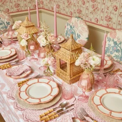 Mrs. Alice Candle Holders|Camille Peony Candle Holder (Pair)