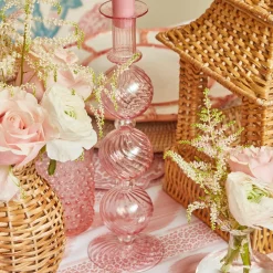 Mrs. Alice Candle Holders|Camille Peony Candle Holder (Pair)