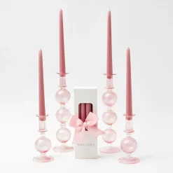 Mrs. Alice Candle Holders|Camille Peony Candle Set