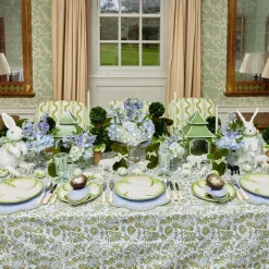 Mrs. Alice Crockery Sets|Capri Lettuce Dinner & Starter Plate (Set Of 8)