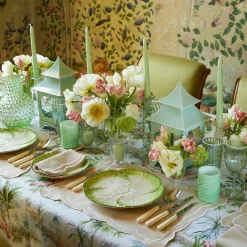 Mrs. Alice Dinner Plates|Capri Lettuce Dinner Plate (Set Of 4)