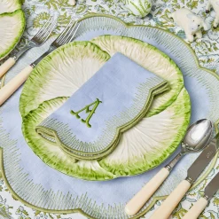Mrs. Alice Dinner Plates|Capri Lettuce Dinner Plate (Set Of 4)