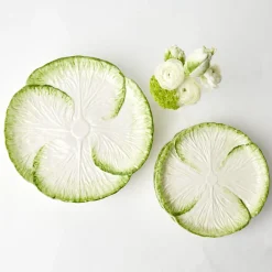 Mrs. Alice Lettuce Crockery|Capri Lettuce Dinner Plate