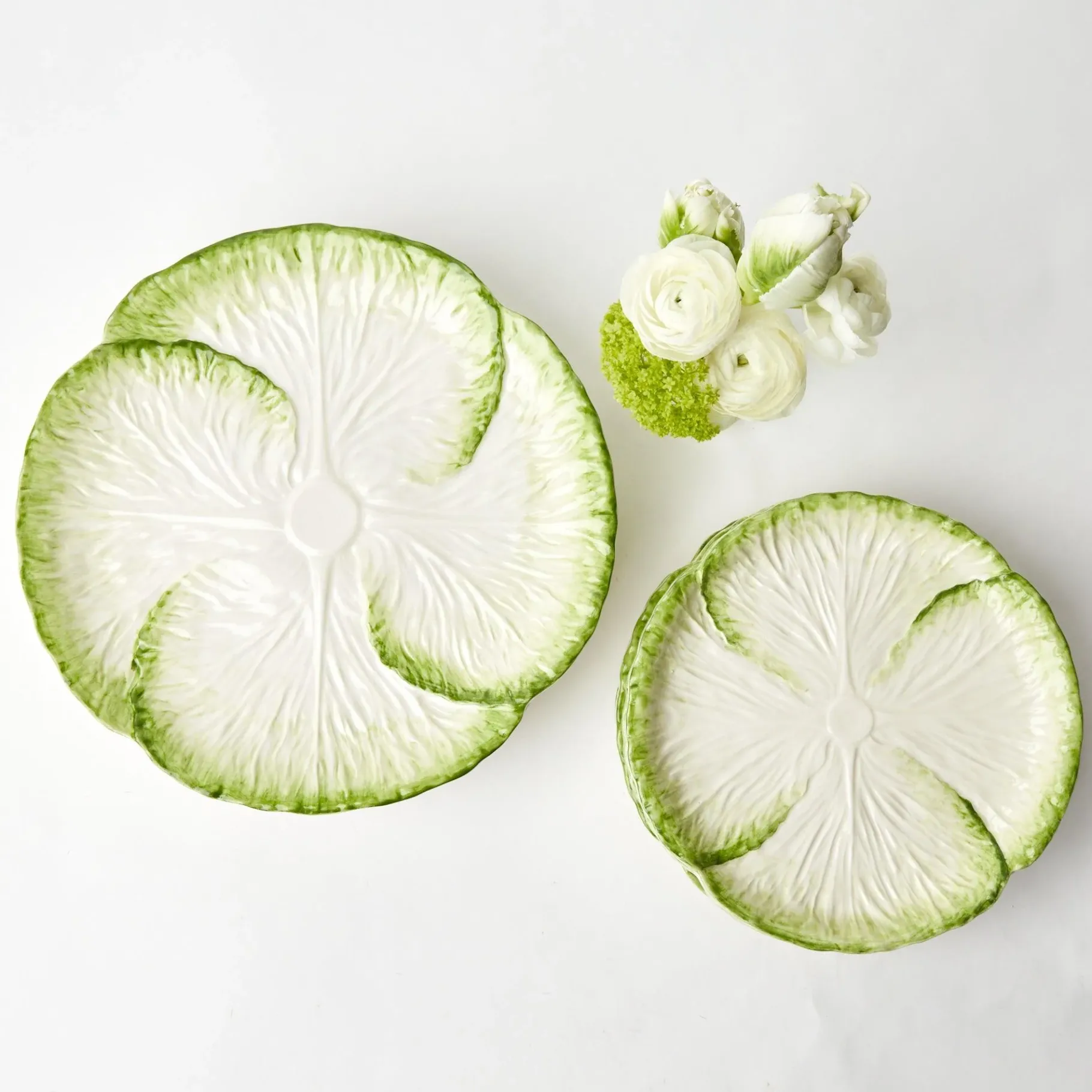 Mrs. Alice Dinner Plates|Capri Lettuce Dinner Plate