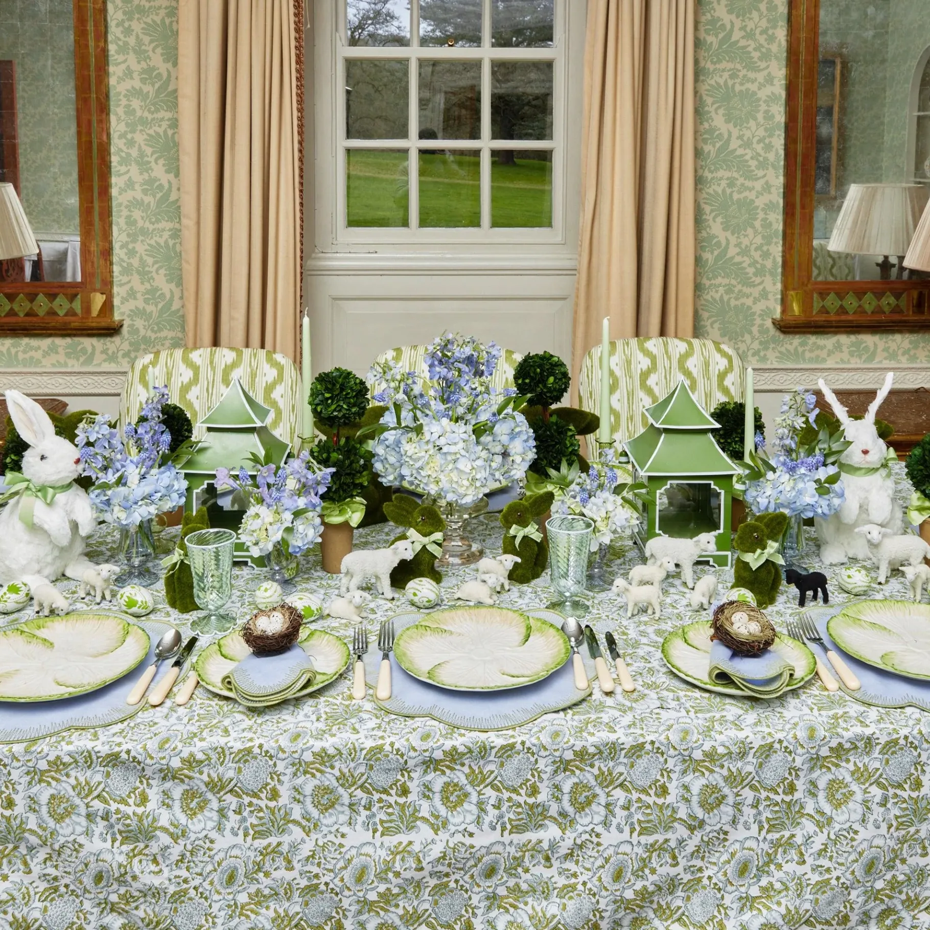 Mrs. Alice Dinner Plates|Capri Lettuce Dinner Plate