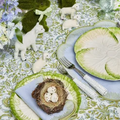 Mrs. Alice Dinner Plates|Capri Lettuce Dinner Plate