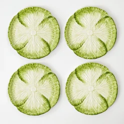 Mrs. Alice Crockery Sets|Capri Lettuce Starter Plate (Set Of 4)