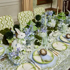 Mrs. Alice Crockery Sets|Capri Lettuce Starter Plate (Set Of 4)