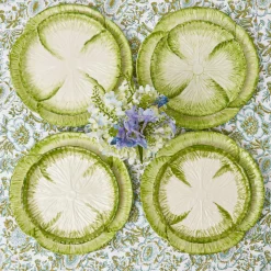 Mrs. Alice Starter Plates|Capri Lettuce Starter Plate (Set Of 4)