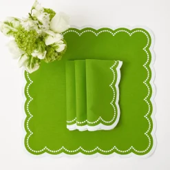 Mrs. Alice Napkins|Cecily Green Napkins (Set Of 4)