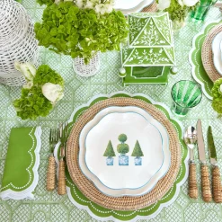 Mrs. Alice Napkins|Cecily Green Napkins (Set Of 4)