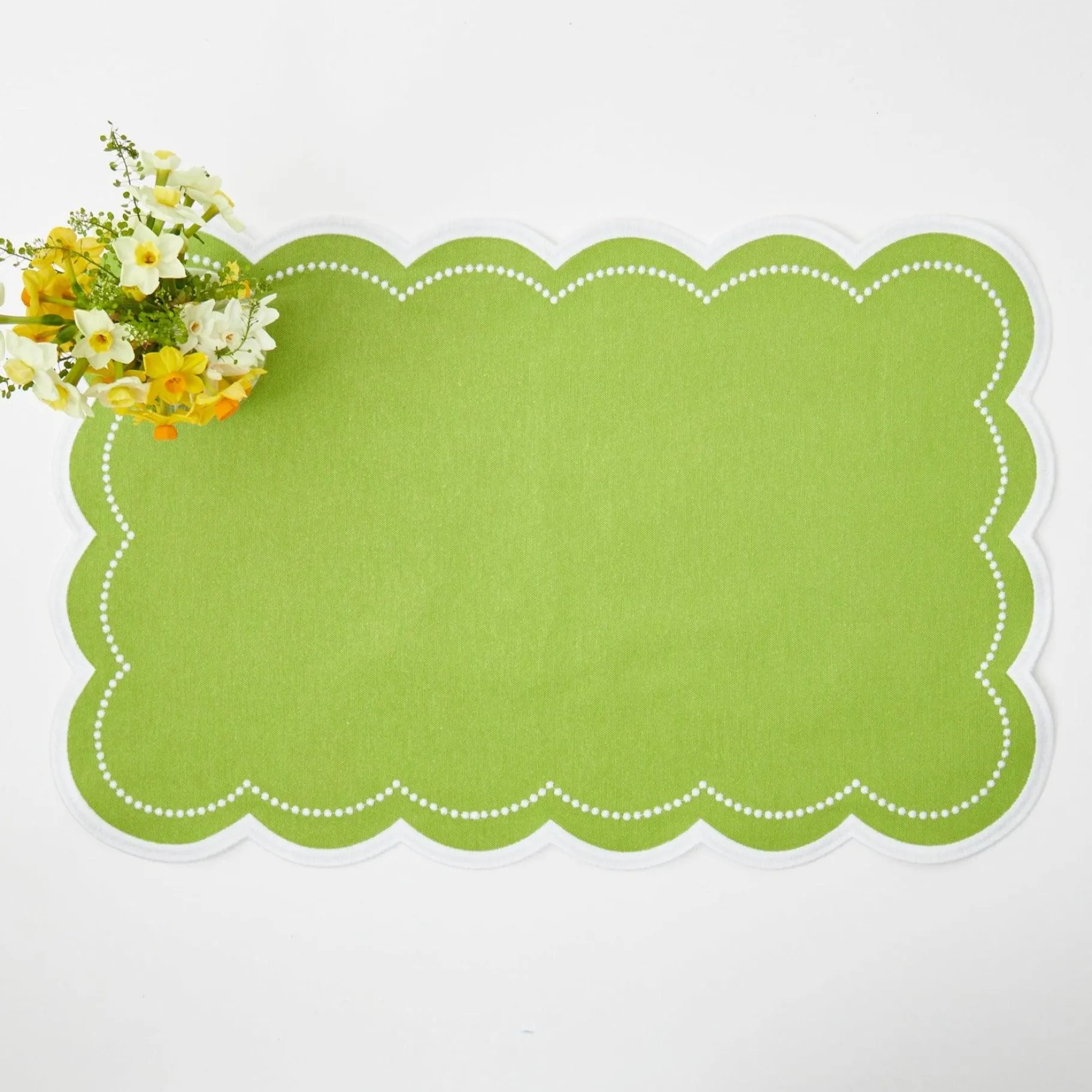 Mrs. Alice Trays & Liners|Cecily Green Tray Liner