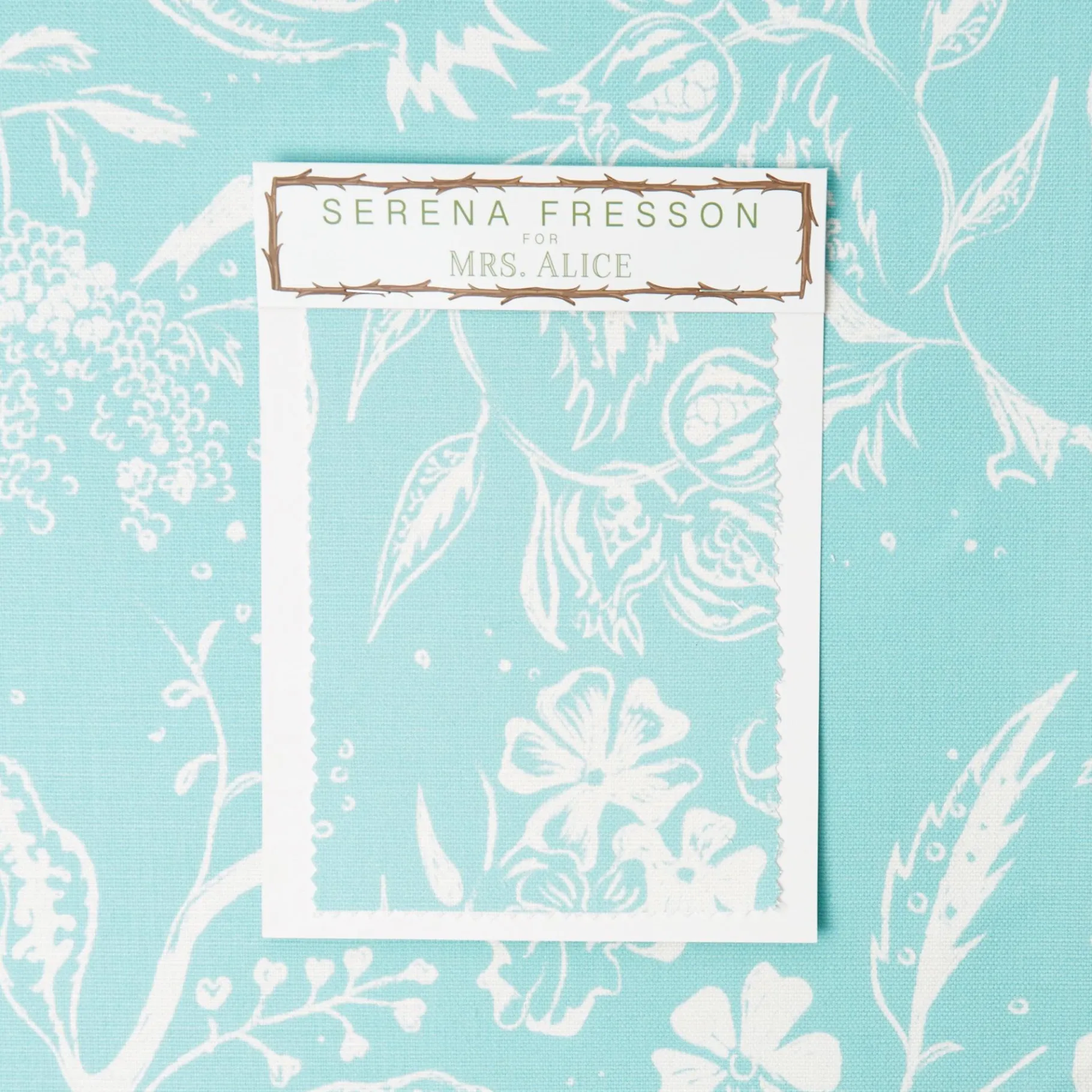 Mrs. Alice Serena Fresson Fabrics|Chelsea Square Fabric