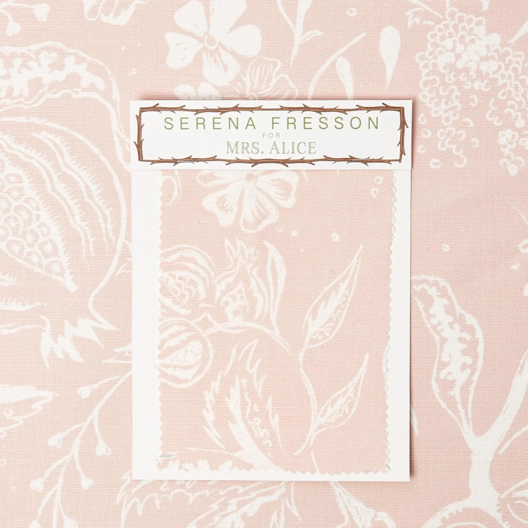 Mrs. Alice Serena Fresson Fabrics|Chelsea Square Fabric