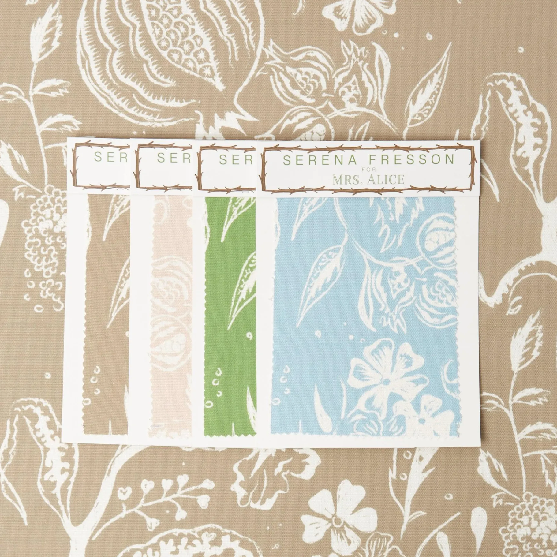 Mrs. Alice Serena Fresson Fabrics|Chelsea Square Fabric