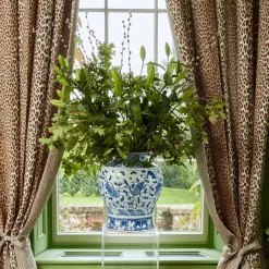 Mrs. Alice Serena Fresson Fabrics|Chestnut Brown Leopard Fabric