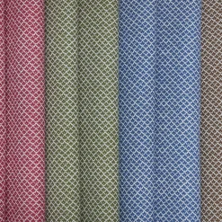 Mrs. Alice Serena Fresson Fabrics|Chestnut Brown Lotus Flower Fabric